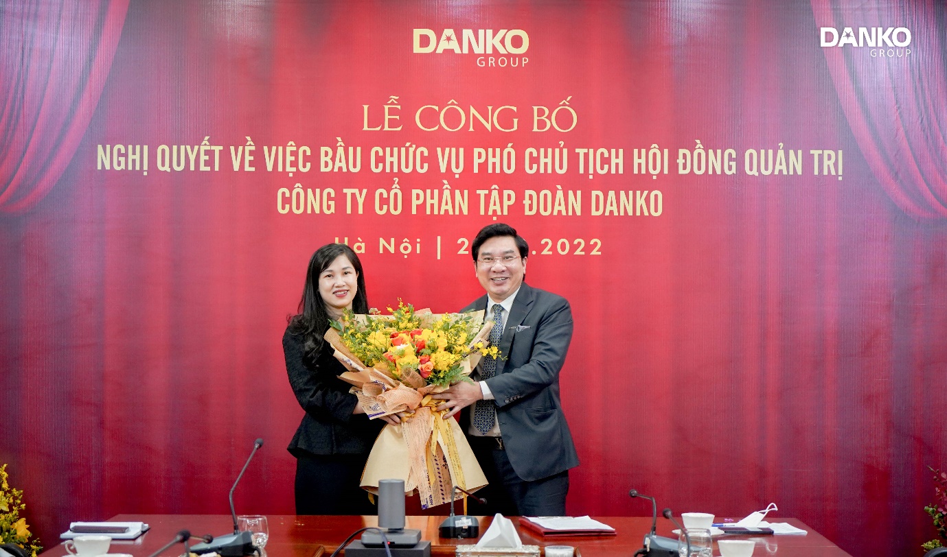 Bà Trần Thị Thu Thủy được bầu làm Phó Chủ tịch Danko Group